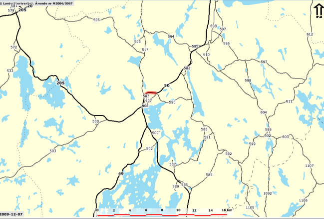 Bilaga Sidan 2 (8) 1 Beskrivning av objekt T-RV50-1, förbi Askersund, i Örebro län Riksväg 50 mellan Askersund och Lerbäck, delen förbi Askersund, öppnades för trafik 1983.