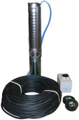 Pumppaket Grundpaket Grundfos SP 4" 3 X 400 V Levereras med färdigkrympt kabel, tejp och motorskydd C Pumptyp Kabellängd (m) H-max (m) Märkström (A) SP2A-13.