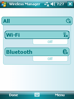 6.2 Bluetooth-egenskaper Pocket PC:n har Bluetooth-kapabilitet. Bluetooth-teknik är en trådlös kommunikationsteknik för korta avstånd.