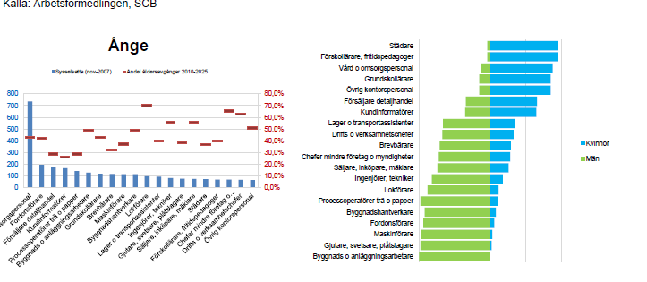 2.11 Utbildningsnivå Generellt har Ånge kommuns invånare en lägre utbildningsnivå än länet och riket, vilket kan vara ett hinder vid jobbmatchning.