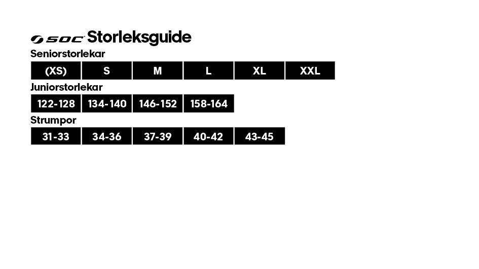 Hitta rätt storlek! För att underlätta att ni hittar rätt storlek på de produkter ni vill beställa har vi sammanställt storleksguider på de produkter som föreningen valt till sin profil.