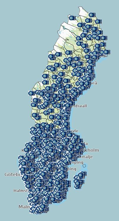 utlandet 5800 servicepunkter i norden Varav 1600 ombud