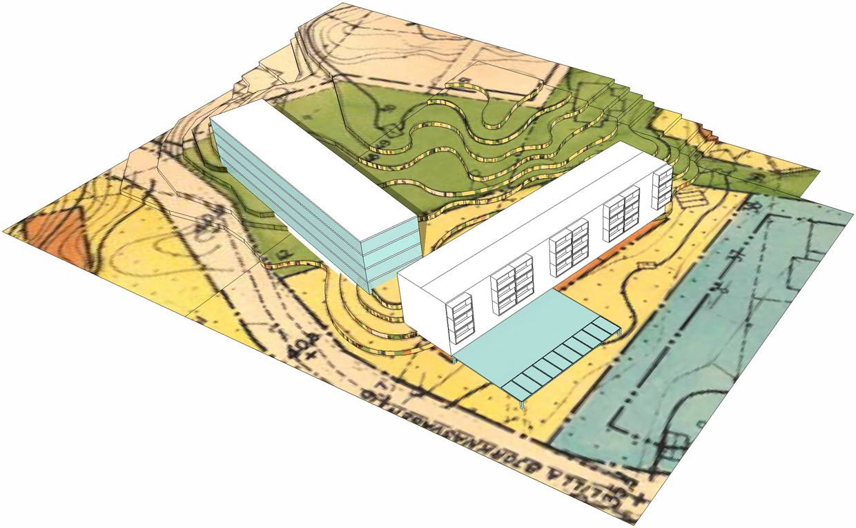 Björknäs 1:52 Nacka 3D-visualisering 1 2 Nytt bostadshus Nytt