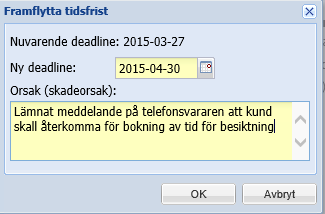 Sida 18 I nästa steg så lägger ni in tid i systemet för besiktning.