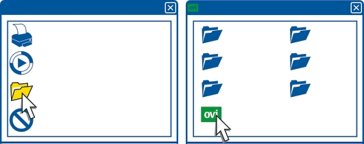 20 Grundläggande användning 2 Välj Installera Nokia Ovi Suite på datorn. Om installationsfönstret inte öppnas automatiskt öppnar du installationsfilen manuellt.
