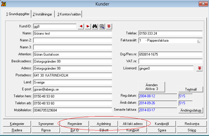 Alternativa kundfakturaadresser 2014-11-05.