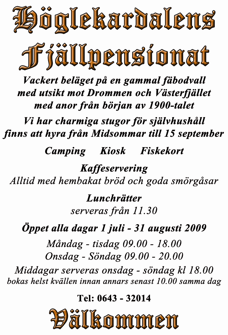 Hallenbygdens SommarProgram 2011