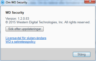 Utilities genom att klicka på antingen: Skrivbordsgenvägen till WD Drive Utilities Start > Alla program > Western Digital > WD Apps > WD Drive Utilities Se figur 6 på sidan 11.