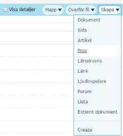 Provverktyget i Fronter Vill man göra ett fantastiskt pedagogiskt spel så är inte Fronters provverktyg det optimala. Men alla elever finns inlagda där, och eleverna har en vana att gå in där.