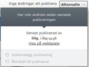 Handbok för bloggare i CMS7.5, på sunne.se Sida 3 av 12 c. Avsluta med aktuell vecka år och skola: v39-14, Klätten.
