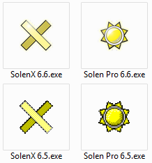 Solen Pro och SolenX Nyheter och förbättringar Utseendeförbättringar o Nytt utseende på ikoner i meny (många nya), Toolbar och i TOC o Ny 32bit program-ikon o Nytt ljusare utseende.