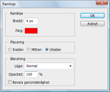 Täcka över är ett bra blandningsläge när du vill att två lager ska blandas. 1. Ta fram ett nytt tomt dokument 400 200 pixlar, RGB-läge och vit bakgrund. 2. Fyll bakgrunden med ett mönster via Redigera, Fyllning, Mönster.