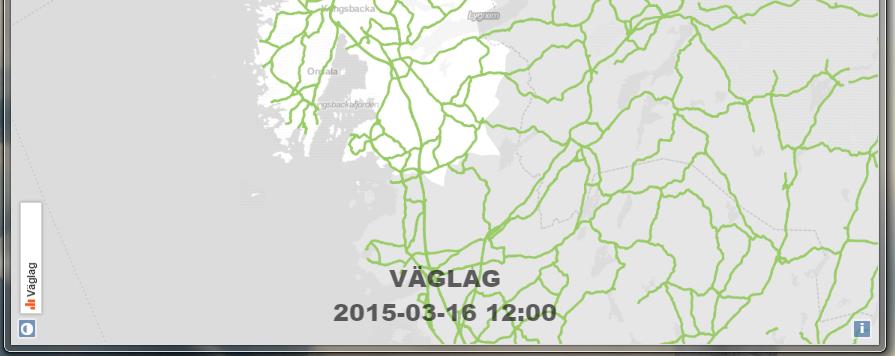 4.4.1 Översiktsgraf väglag Denna graf visar den procentuella fördelning för hur många meter väg som har olika väglag under tidsperioden.