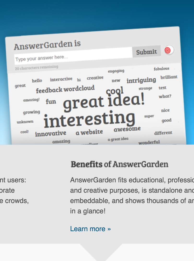 Answergarden.