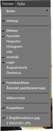Efter att ha tryckt Arkiv > Öppna visar sig utforskarens vanliga dialogruta, där det gäller att klicka sig fram till den mapp där bilden finns.