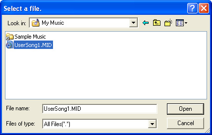Om du inte hittar genvägsikonen väljer du [Start] [All Programs] [YAMAHA] [Musicsoft Downloader 5] [Musicsoft Downloader]. Musicsoft Downloader startas och huvudfönstret visas.