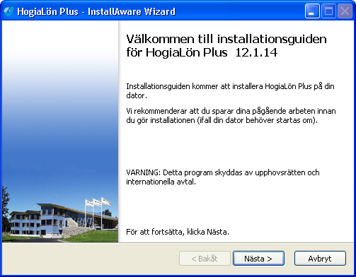 Årsskiftesrutiner i HogiaLön Plus SQL Installation av HogiaLön Plus version 12