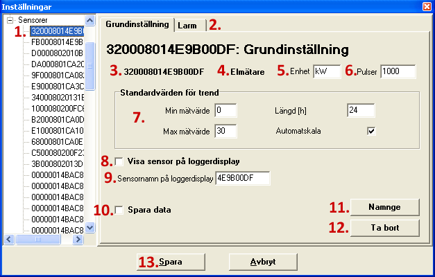 Programinställningar Grundtips!