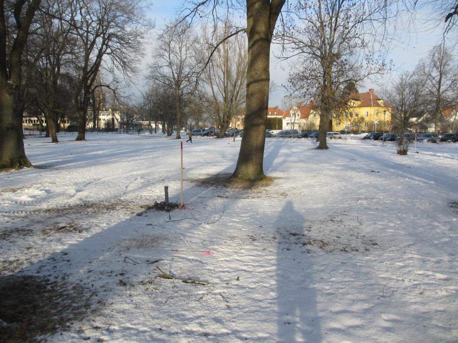 Del av Bibliteksparken, Mariestad PM Geteknik 160129 Vy mt nrr Figur 1, utdrag ifrån SGU s jrdkarta. Ungefärligt mråde är markerat med svarta rektangel.