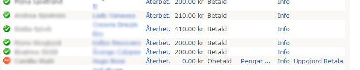 I sitt administrationsprogram skall man före första nerladdning ha förberett tävlingen och lagt in klasserna med samma klassnr som i TDB. Sedan importeras anmälningarna.