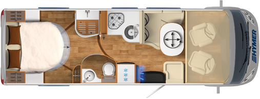 Planlösningar och tekniska data HYMER ML-I Ed-S 560 Measure 699x222 Berths 4 HYMER ML-I Ed-S 580 Measure 699x222