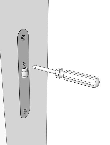 Steg 2: Montering av dörr Du behöver vid byte av dörr: hammare, såg, skruvmejsel, borrmaskin, vinkelhake, vattenpass, karmskruvs-nyckel, tumstock, 14