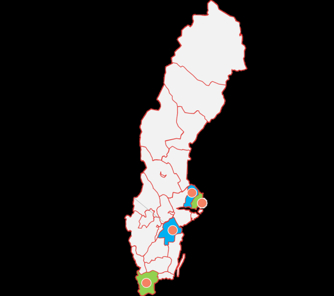 Auktorisation Region Östergötland Auktorisation: Ja Rekvisition: Nej Region Uppsala Auktorisation: Ja Rekvisition: Nej Region Skåne