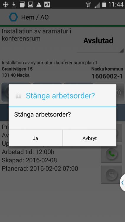 PROAPPS RAPPORTERA TID Genom att föra upp tiden så