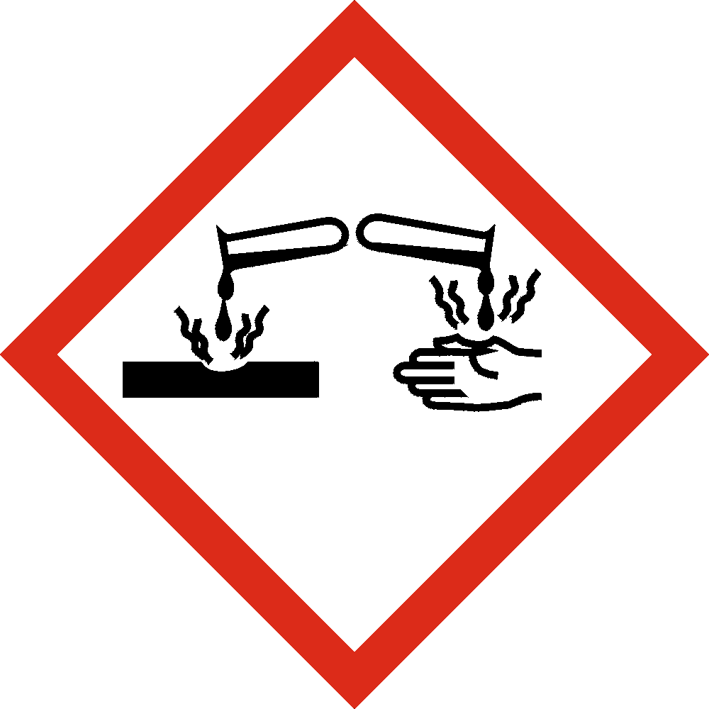 Farosymboler Signalord Faroangivelser H315 H318 H317 H335 H372 H411 Skyddsangivelser Förebyggande Åtgärder Förvaring Avfall Farligt Irriterar huden. Orsakar allvarliga ögonskador.