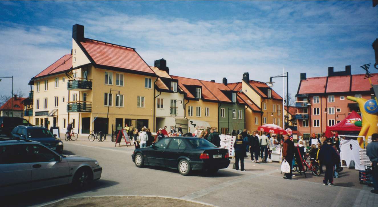 Nytt småstadstorg i