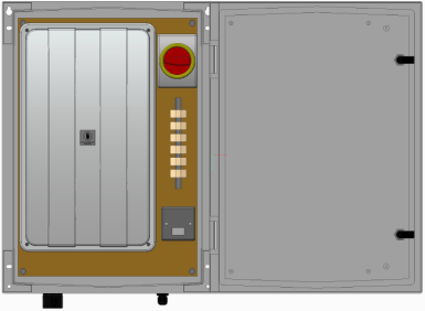 Systemkomponenter Elstängselaggregat PS752 Elstängselaggregatet PS752 är som standard inrymt i en sabotageövervakad glasfiberkapsling alternativt i en syrafast rostfri kapsling (option) som rymmer