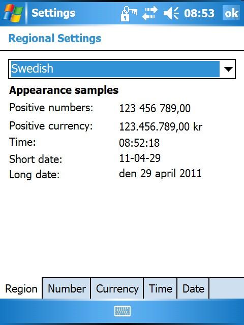 Välj Swedish i listan Klicka OK så du kommer tillbaka till fliken System Välj ikonen