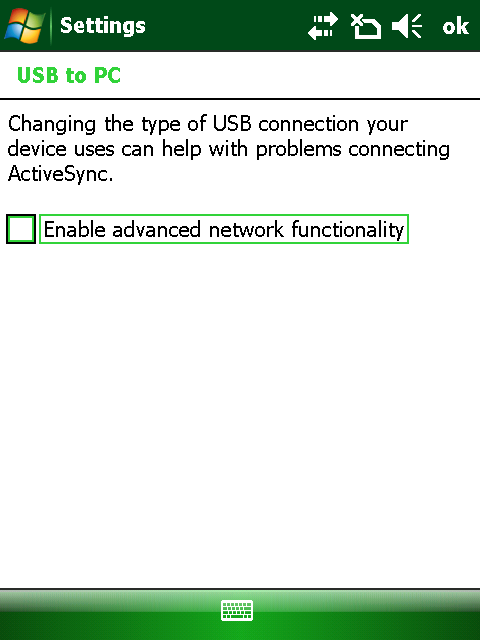 Se till att Enable advanced network functionality inte är vald (som på bilden).