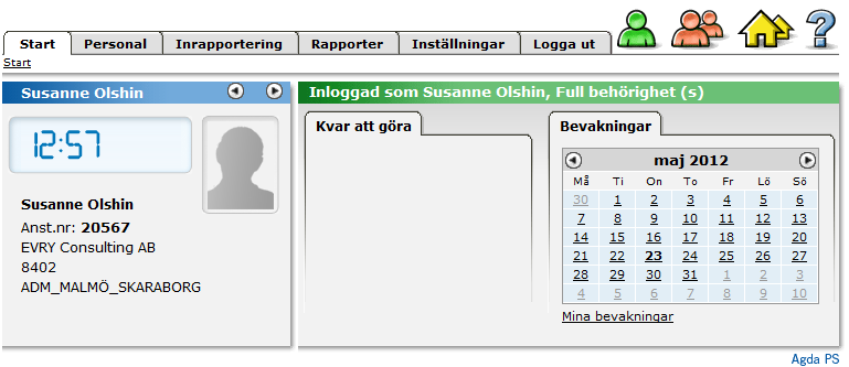 Inloggning Ange: https://lon.guide.se (ej genom någon genväg) Det är single sign on lösning vilket innebär att du kommer in utan att ange lösen och användarnamn.