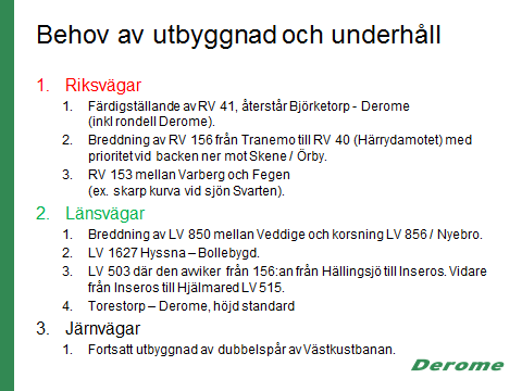 Inspel från delar av