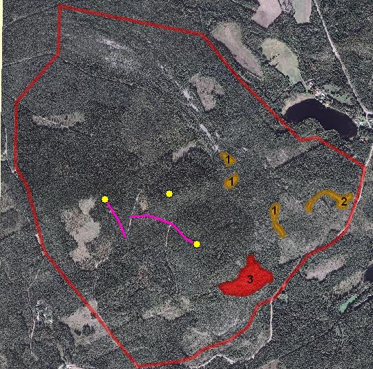 Naturreservat Åldersklassfördelning.