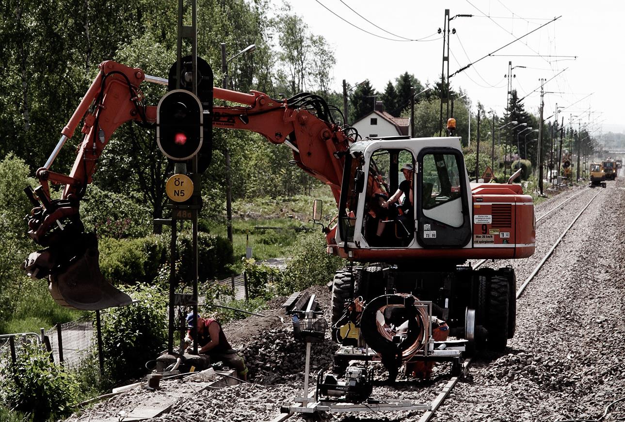 Järnvägen måste rustas Robust anläggning är det