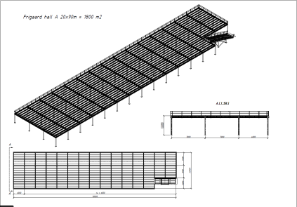 Mezzanine options in NDLO/MEB p1 Frigård cave, tunnel 5.
