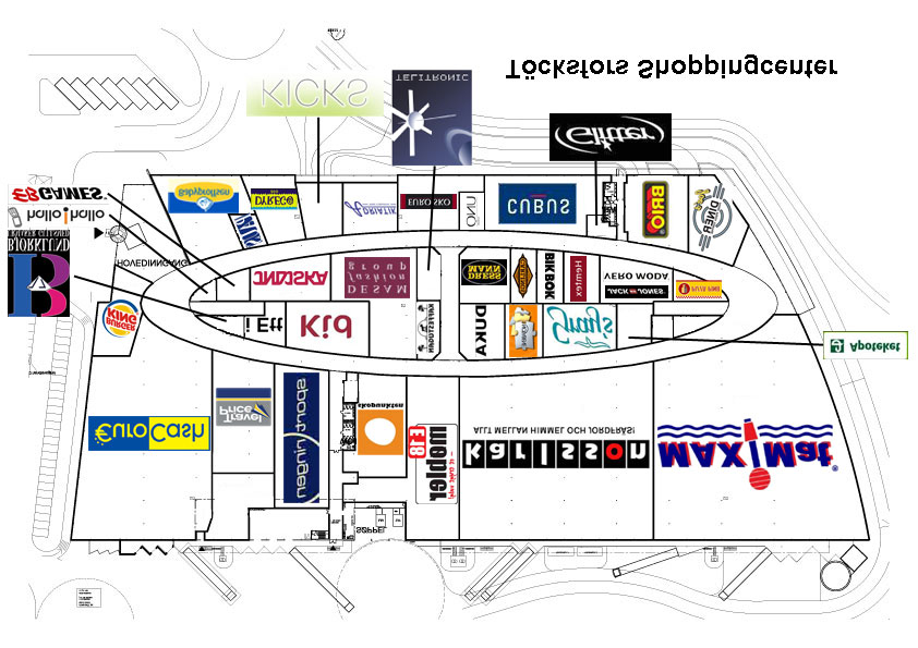 Bilaga 3 Shoppingcentrets inre geografi Källa: http://www.