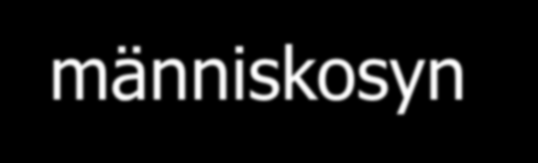 Människosyn och människovärde humanistisk människosyn Enligt funktionalistisk människosyn blir konsekvensen att en människa med funktionsnedsättning samtidigt drabbas av knyter människovärdet till