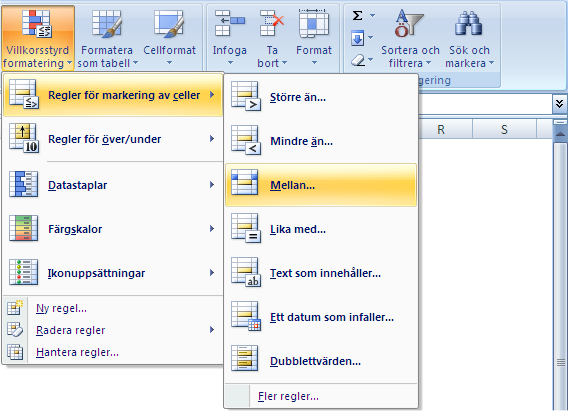 18 IT grundkurs 2 i datateknik vid Ålands lyceum För att granska resultatet av våra formateringar så bör man ta bort stödlinjerna så att man till fullo kan koncentrera sig på kalkylens layout.