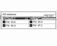 144 Radio för trafikinformation (TP) är aktiverad söker radion bara efter stationer 3 148 som stödjer denna tjänst.