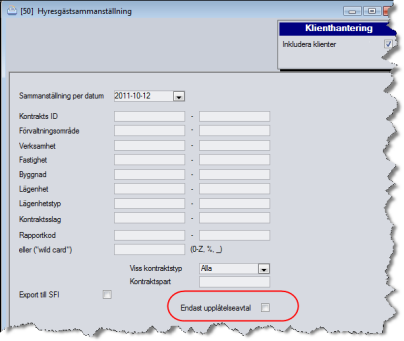 CRM med anledning av produktens namnbyte. En ny integration är planerad till 2012. Hantering av upplåtelseavtal Överlåtelseavtal med version 1 kan definieras som upplåtelseavtal i 3L Pro.