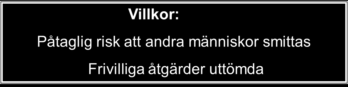 Begära tillfälligt omhändertagande på sjukhus för diagnos,