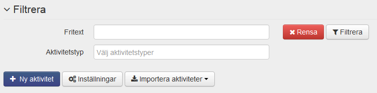 Kopiera aktiviteter Du kan göra en kopia av en aktivitet.