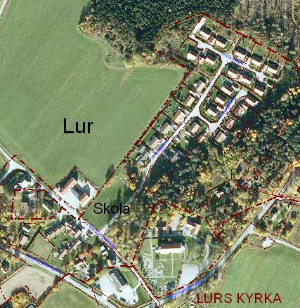 Lur centralt på landsbygden Lur är ett barnvänligt samhälle där det är nära till skola och dagis.