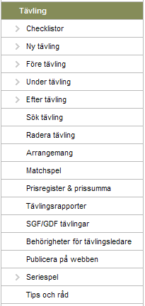 Kurslitteratur för Tävlingsledare GIT (Golfens IT-system) Denna dokumentation är inte en handledning till själva GIT-systemet med knapptyckningar etc.