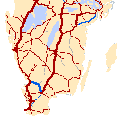 1. Trender godstransporter Gods transporterna förväntas öka kraftigt fram till år 2030. Enligt Trafikverkets prognoser förväntas transportarbetet att öka med drygt 50 % från 2006 till 2030 1.