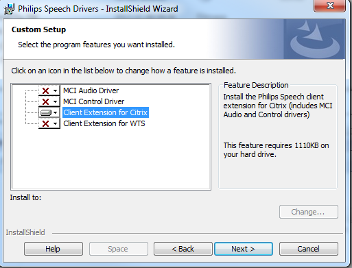 7 (10) 5 Installation 5.1 Philips Speech Drivers for Windows 5.1.1 Installation av Philips Speech Drivers Öppna den uppackade zip-filen och gå in i mappen \SpeechMagic_7.