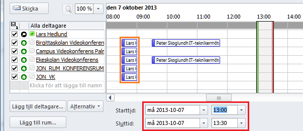 Avboka möte Öppna mötet du vill avboka i din kalender. Klicka på Avboka möte och därefter Skicka (inställt möte).